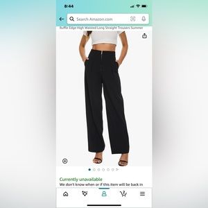 Casual Pleated Pants